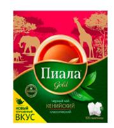 Чай чёрный, Пиала Gold, 100 пакетиков