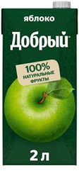 Добрый яблоко 2 литр