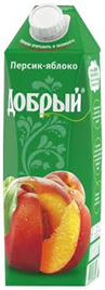 Добрый яблоко-персик 1 литр