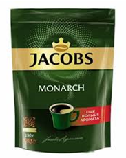 Кофе натуральный растворимый, JACOBS MONARCH, 190 г