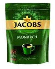 Кофе натуральный растворимый, JACOBS MONARCH, 500 г