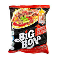 Лапша быстрого приготовления, Big Bon, 75г, острый говяжий