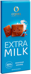 Шоколад Extra milk молочный, OZERA 90 г